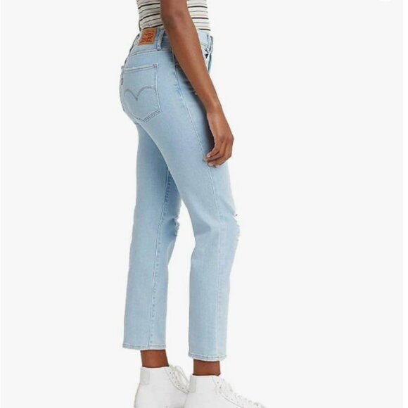 Levi's Women's 724 High Rise Straight Crop Jeans - Picture 3 of 4